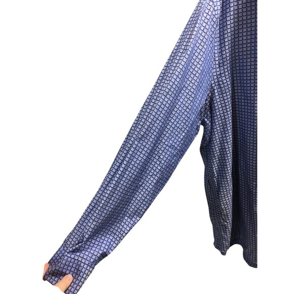 Tasso Elba Shirt Men's Size XXL Blue Plaid Button Up Long Sleeve Cotton - Picture 3 of 5